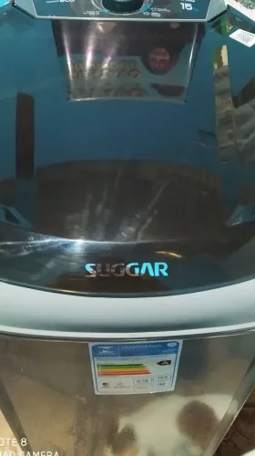 Lavadora Tanquinho Semi automática Lavamax Eco 15KG Prata Suggar