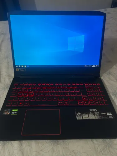 Notebook Gamer Acer Nitro 5 Ryzen 7 GTX 1650 SSD 500GB Tela 144Hz