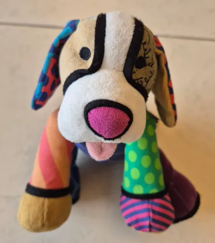 Pablo the Puppy - Romero Britto - Coleção Pop Plush, Enesco
