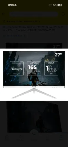 Vendo Monitor gamer 27? Pichau