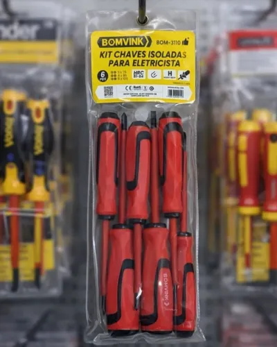 Kit de Chaves Isoladas ideal para profissionais que buscam proteção, resistência e pratici