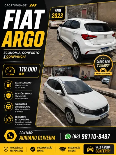 Fiat Argo Drive 1.0 6V Flex 2023