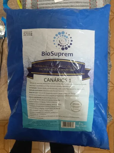 Sementes Selecionadas para Canários Tipo 1 da marca Biosuprem 5kg