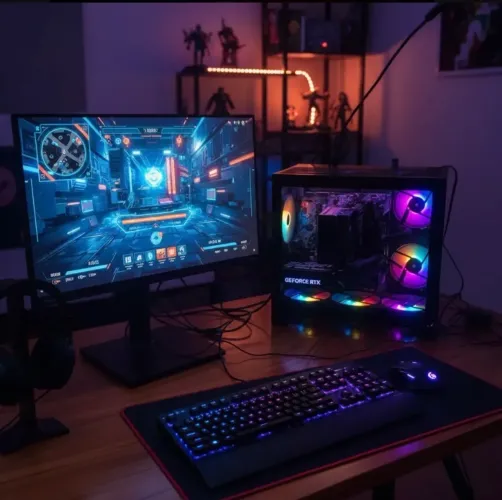 Oferta! PC Gamer Completo RTX 4060 Ti NOVO Monitor Samsung 144Hz