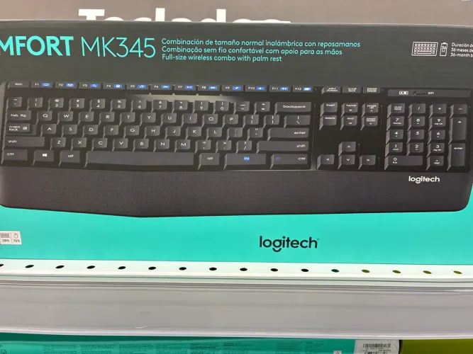 Teclado e mouse sem fio Logitech