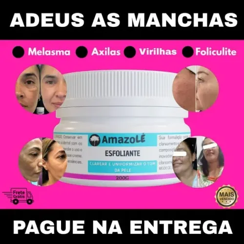 clareador esfoliante pague na entrega