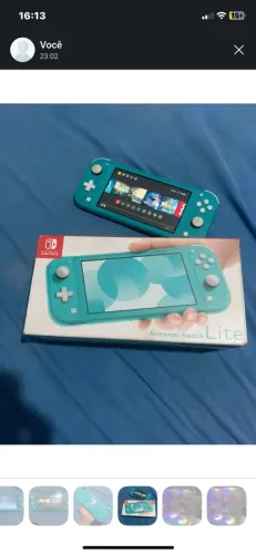 Nintendo switch lotado de jogos 