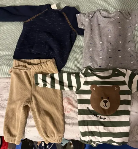 Lote de roupas menino