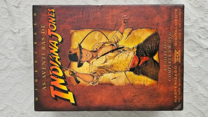 COLEÇÃO DVD INDIANA JONES MASTERIZADO THX