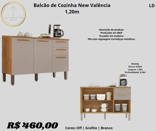 BALCÃO DE COZINHA 