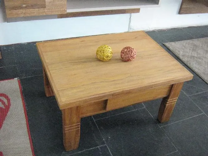 Mesa de Centro Maquinada Com 1 Gaveta de Demolição