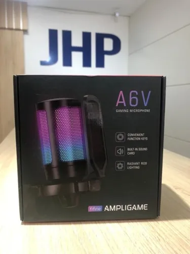 Microfone Condensador A6V Fifine Ampligame - até 12x sem juros - Loja física em Curitiba