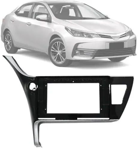 Moldura 2 din 10 Polegadas Corolla 2018 e 2019