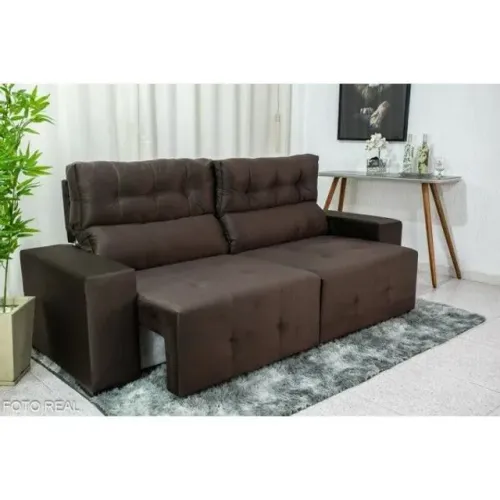 SOFÁ RETRÁTIL RECLINÁVEL ESPUMA D28 SUPER OFERTA!!!