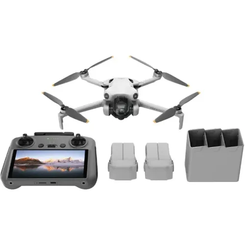 Drone dji Mini 4 Pro Fly More Combo Plus 4K - Controle - gps