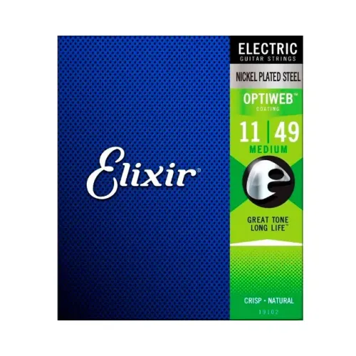 Encordoamento P/ Guitarra Elixir Optiweb 11/49 - EC0398