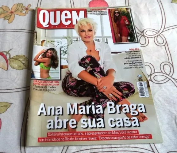 Revista Quem Acontece 19 Junho 2015. Capa Ana Maria. Para Colecionadores.
