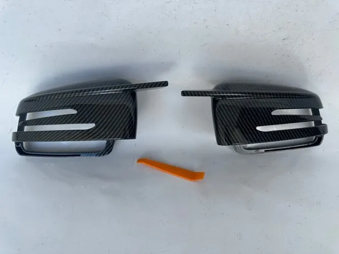 Par Capa Retrovisor Carbono Amg C180 C200 2011 2012 2013 2014