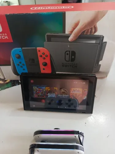 Nintendo switch V2 256 gigas com RGB nós Joins cons 