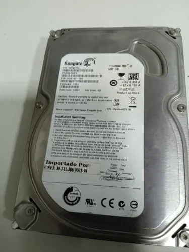 HD Seagate 500GB Pipeline HD 2