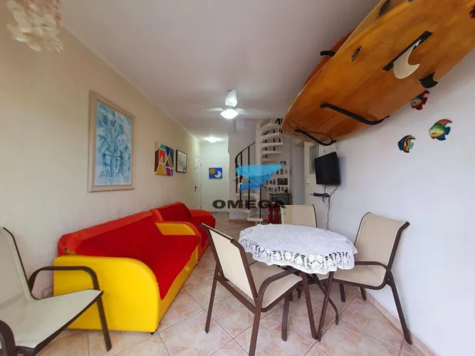Cobertura com 2 dormitórios à venda, 100 m² por R$ 560.000,00 - Tombo - Guarujá/SP