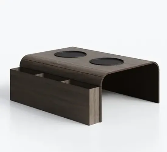 Apoio de Braço para Sofa Esteira Porta Copos Controle Remoto z877