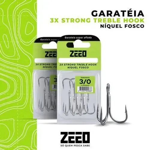 Garateia de pesca Zeeo 3x by Maruri . Cartela. Nova 