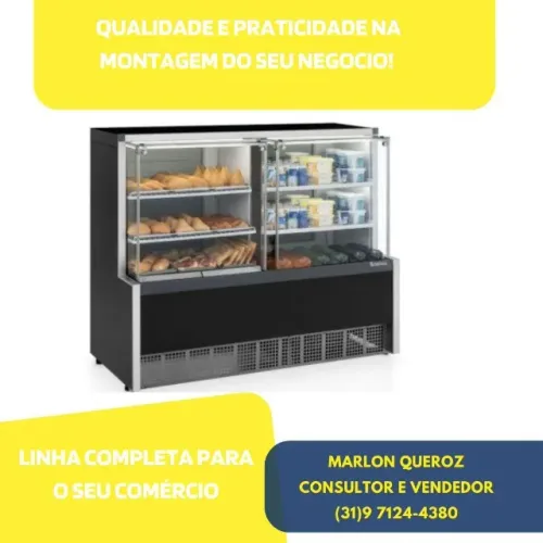 Balcão Frio/Quente 1,40M Gelopar Novo