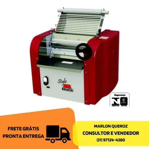 Cilindro de Massas Braesi Stlily de Mesa