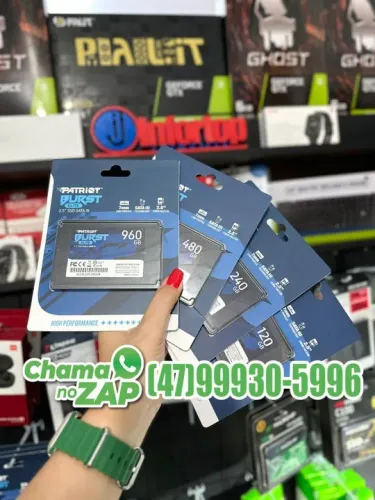 SSDs 120/240/480/960 Lacrados, Originais e com garantia 