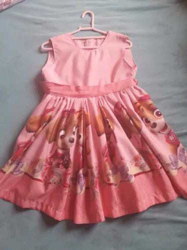 Vestido infantil  tema Sky