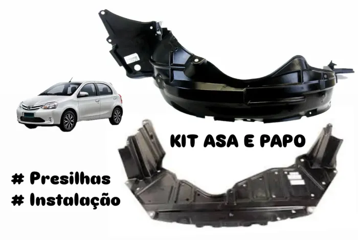 Kit par Asa e Papo ( 3 peças )para Toyota Etios ( Produto Original )