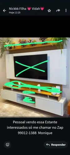 Estante para TV com design moderno