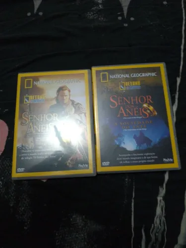 DVDs Senhor dos Anéis - National Geographic ( em ótimo estado)