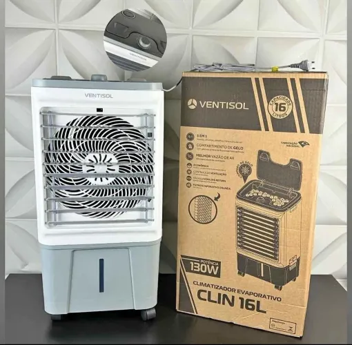 Climatizador Evaporativo Ventisol CLIN 16L 130W - Novo!