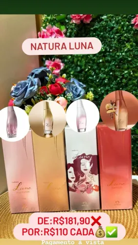 Perfumes Natura Luna - Promoção