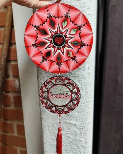 Mobile Mandala Amor e Gratidão
