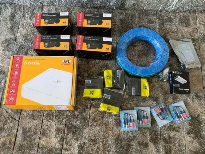 Kit de Câmeras de Segurança JFL Instalado 