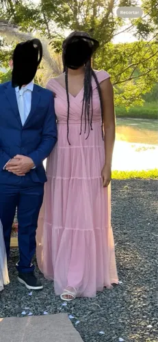 Vestido de Madrinha rosa