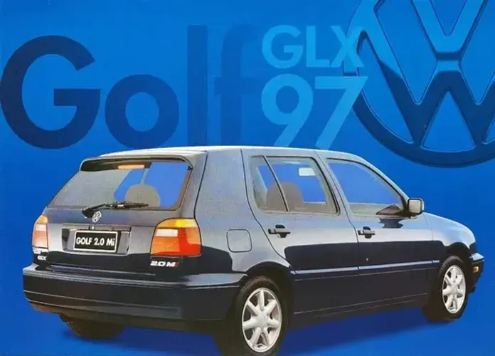 Golf GLX MK3 1997 - Catálogo, folder original