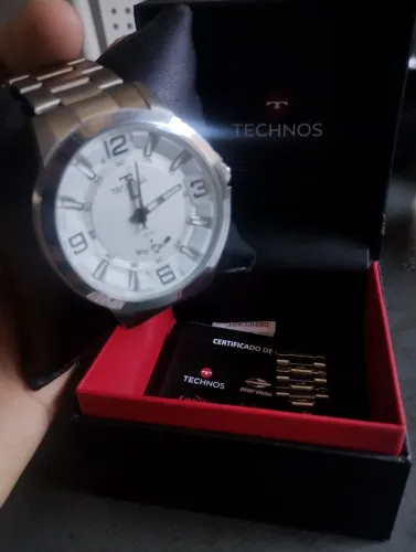 RELÓGIO TECHNOS MASCULINO <br><br>MASC 2117LDI/1K PR