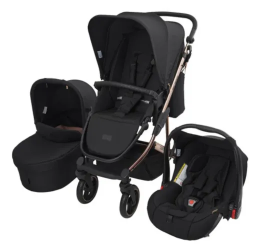 Carrinho Como 4 Linha Diamond - Abc Design - Rose Gold