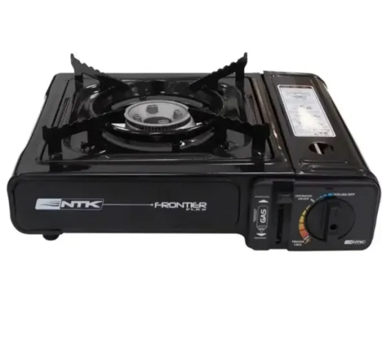 Fogareiro NTK Frontier + 2 gás NTK - NOVO, com maleta