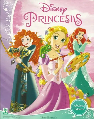 Álbum Princesas Disney Fabulosos Talentos completo para colar