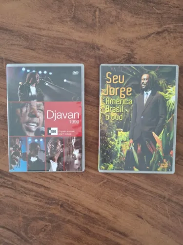 DVDs Djavan e Seu Jorge