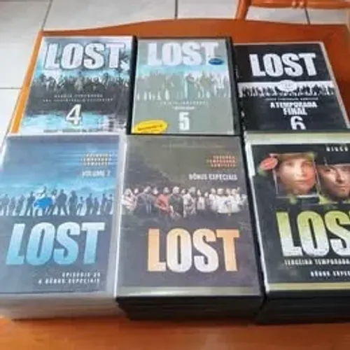 Série Lost completa ( NÃO POSSUE IMPRESSÃO NA MÍDIA,DVD AUTORAL/GRAVADO )
