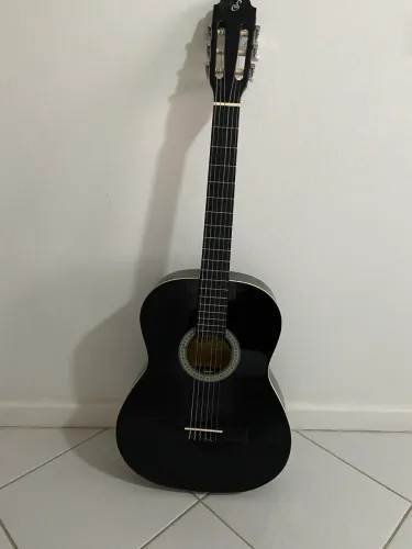 Violao Start Giannini preto + capa preta (em ótimo estado) 