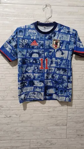 Camiseta Japão Adidas Manga Curta - Tamanho 11