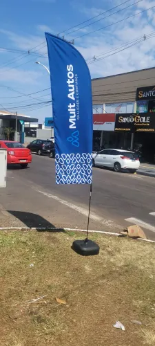 Flag Banner de calçada 