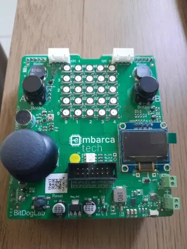 Kit Eletrônica BitDogLab - Plataforma de Ensino IoT, Raspberry Pi Pico W + Periféricos